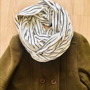 American Apparel striped infinity scarf